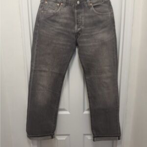 Levi's Men's Charcoal Straight Jeans